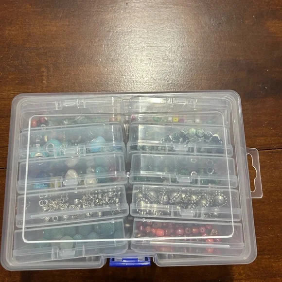 Colorful Bead Collection in Organizer - Picture 4 of 4